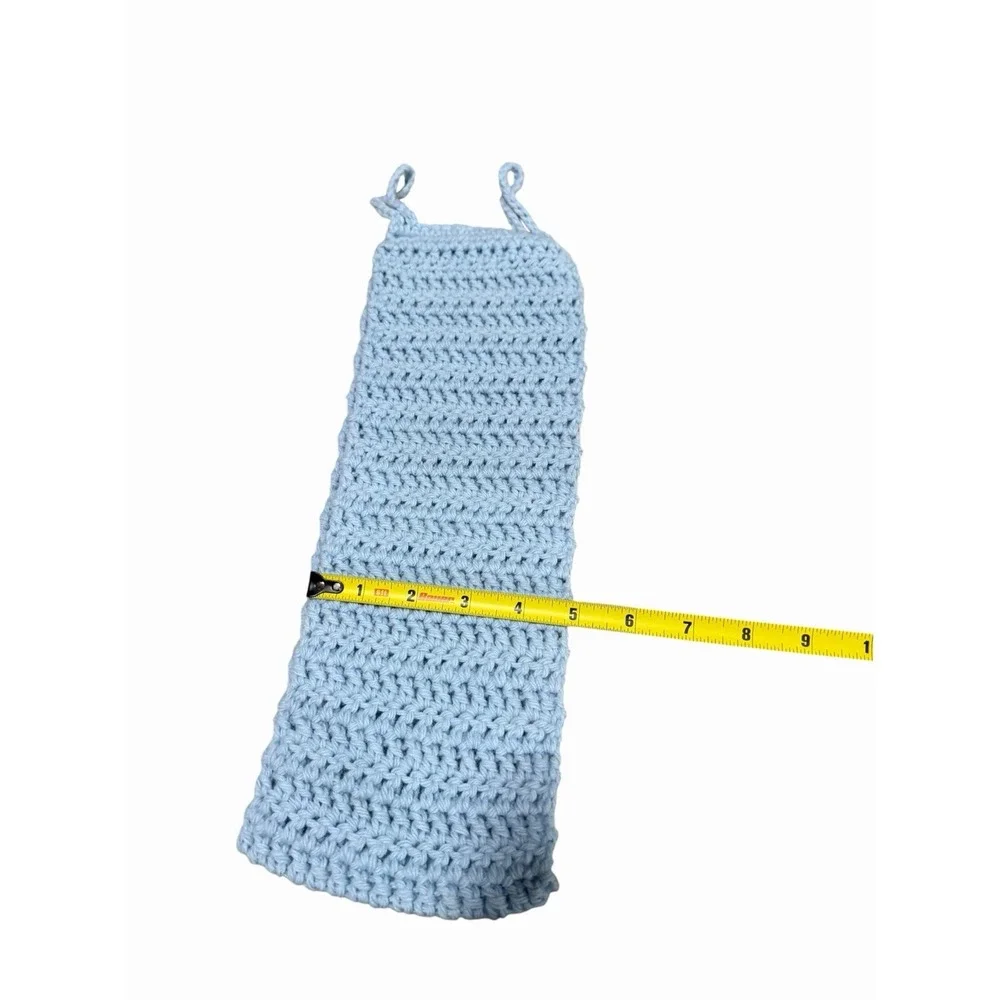 New Crochet Handmade Hanging Toilet Paper Roll Holder Bathroom Accessory